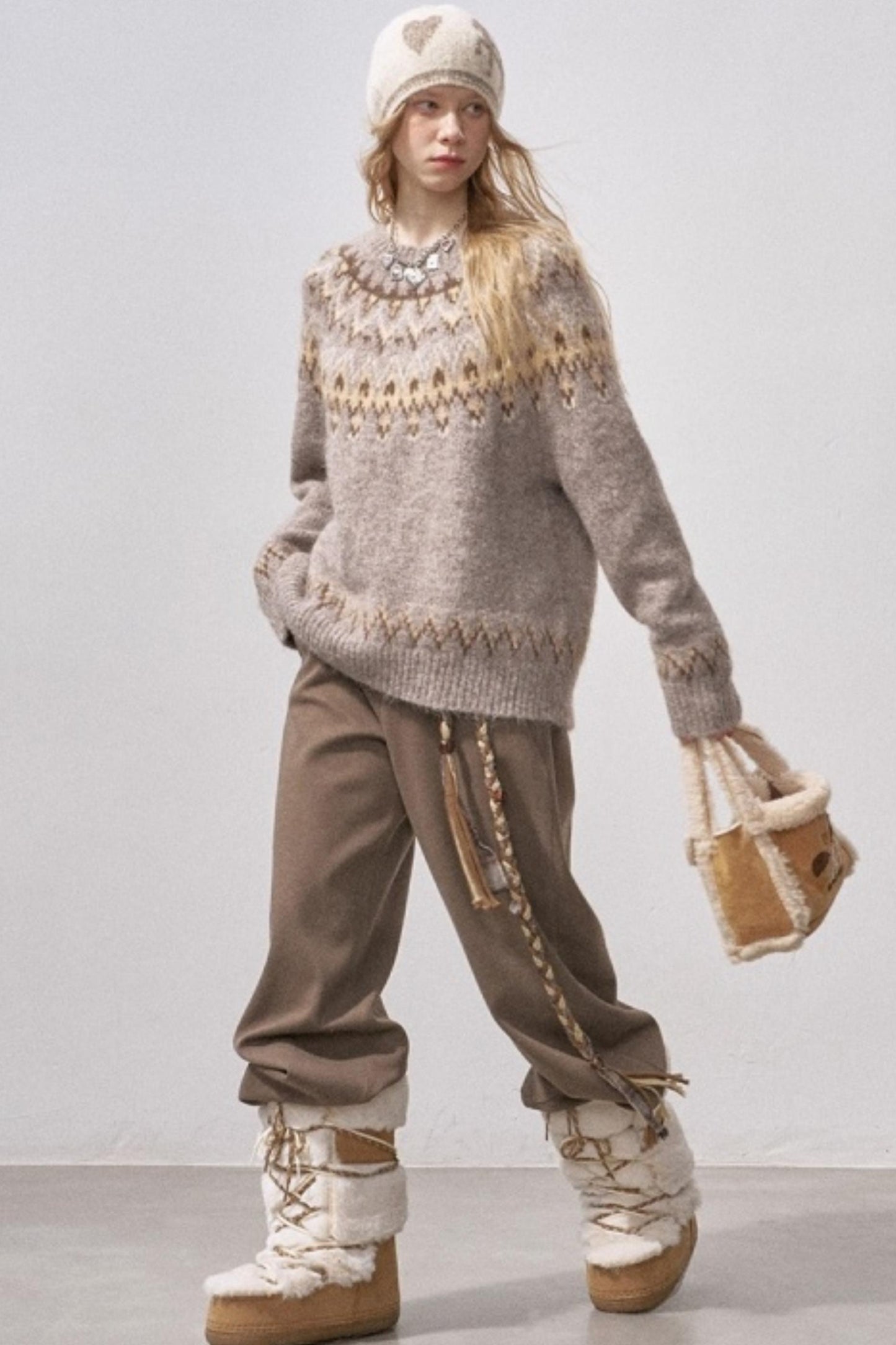 Fair Isle Knit Sweater