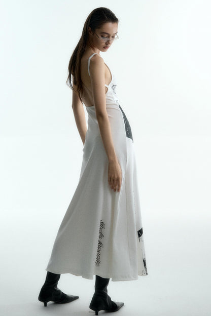 Spicy Halter Rhinestone Maxi Dress