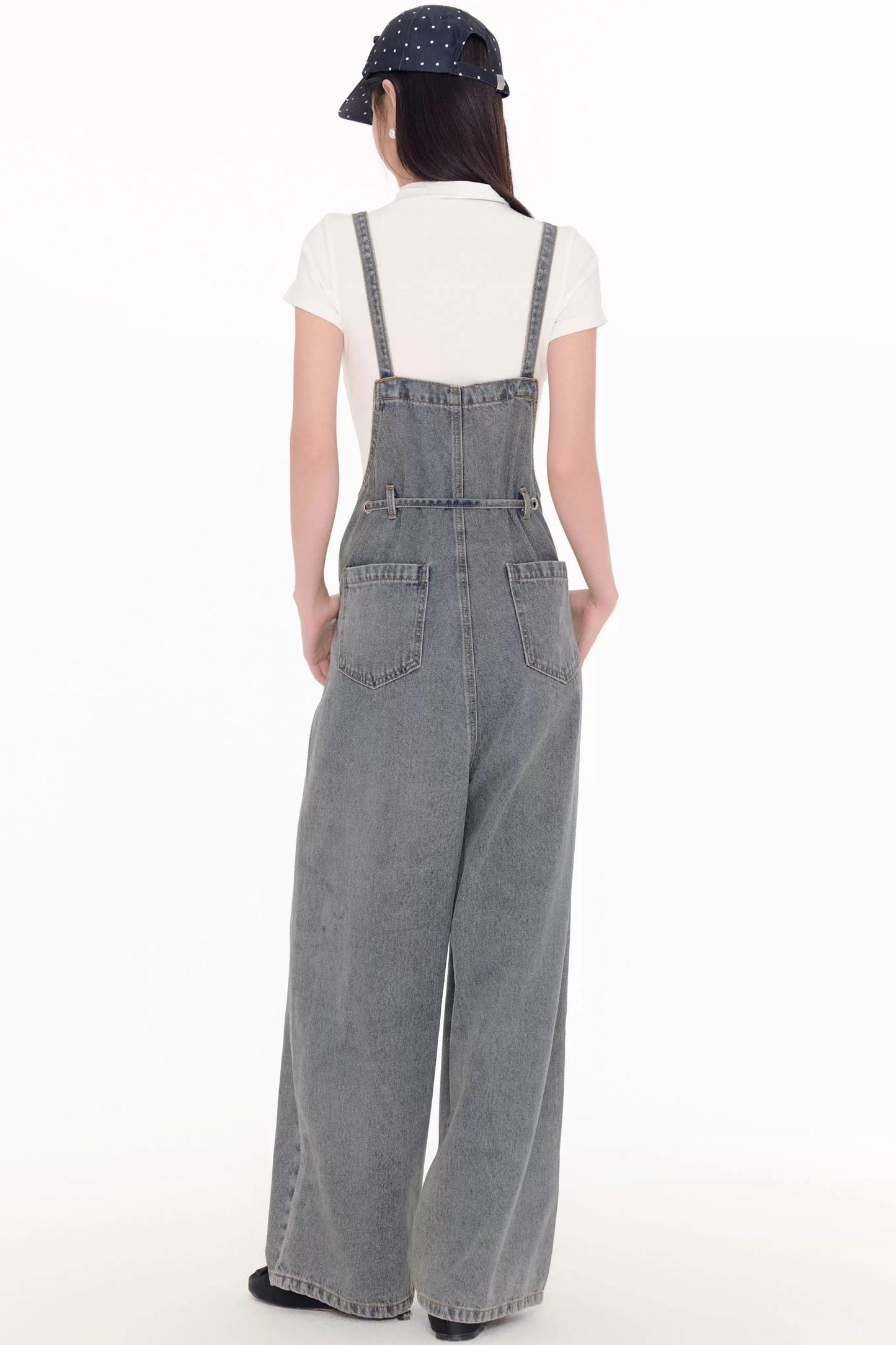 Denim Bib Overalls Pants