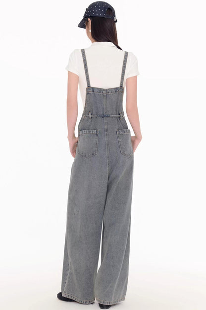 Denim Bib Overalls Pants
