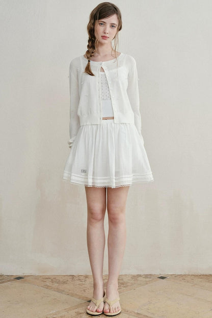 Heartbeat Beaded Knit Cardigan