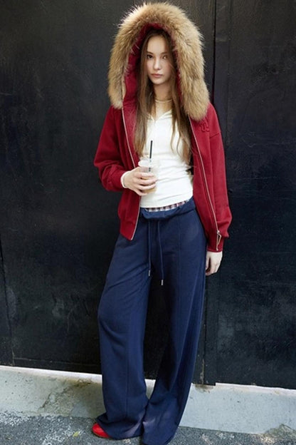 Embroidered Waist Pants