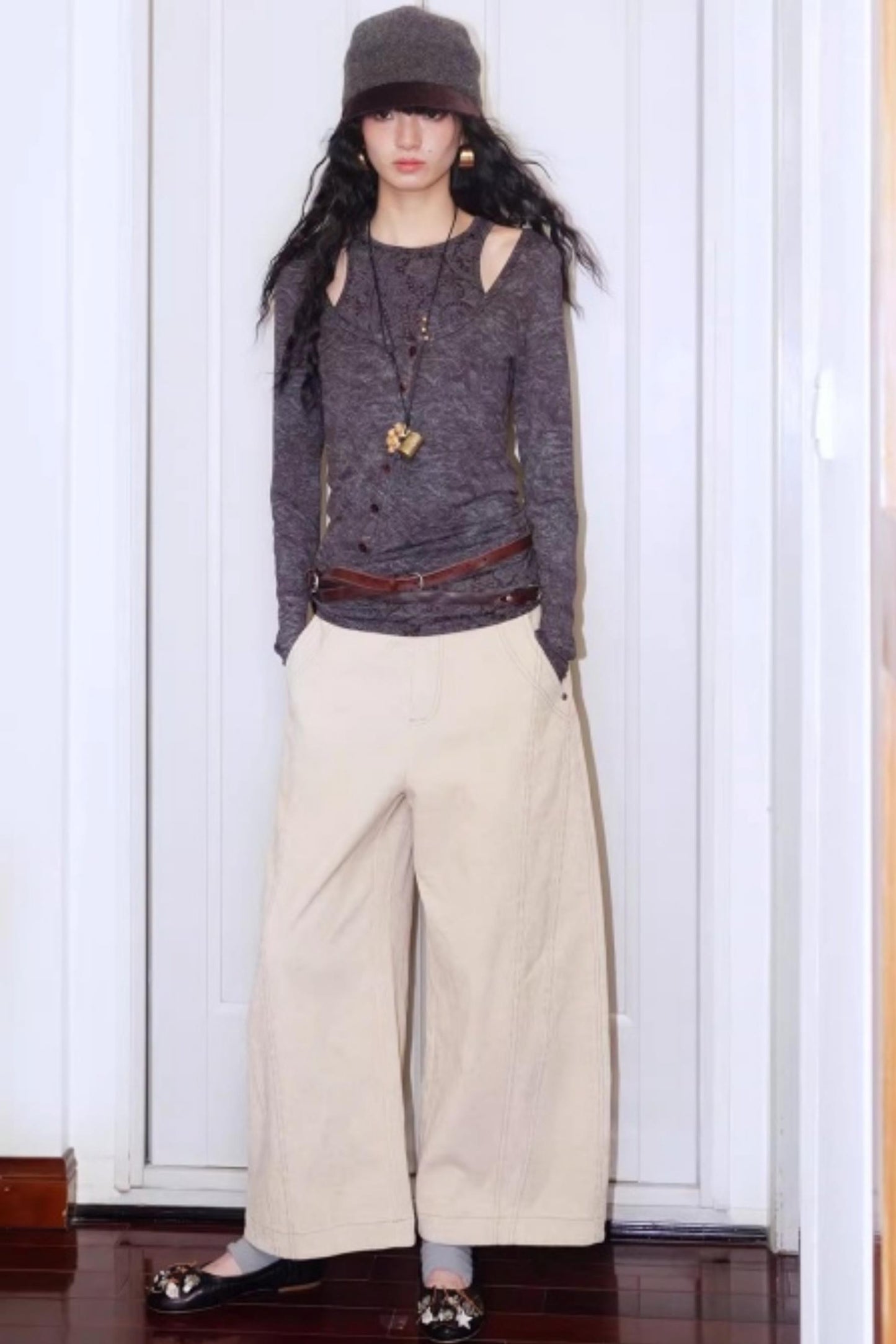 Vintage Acetate Knitted Top