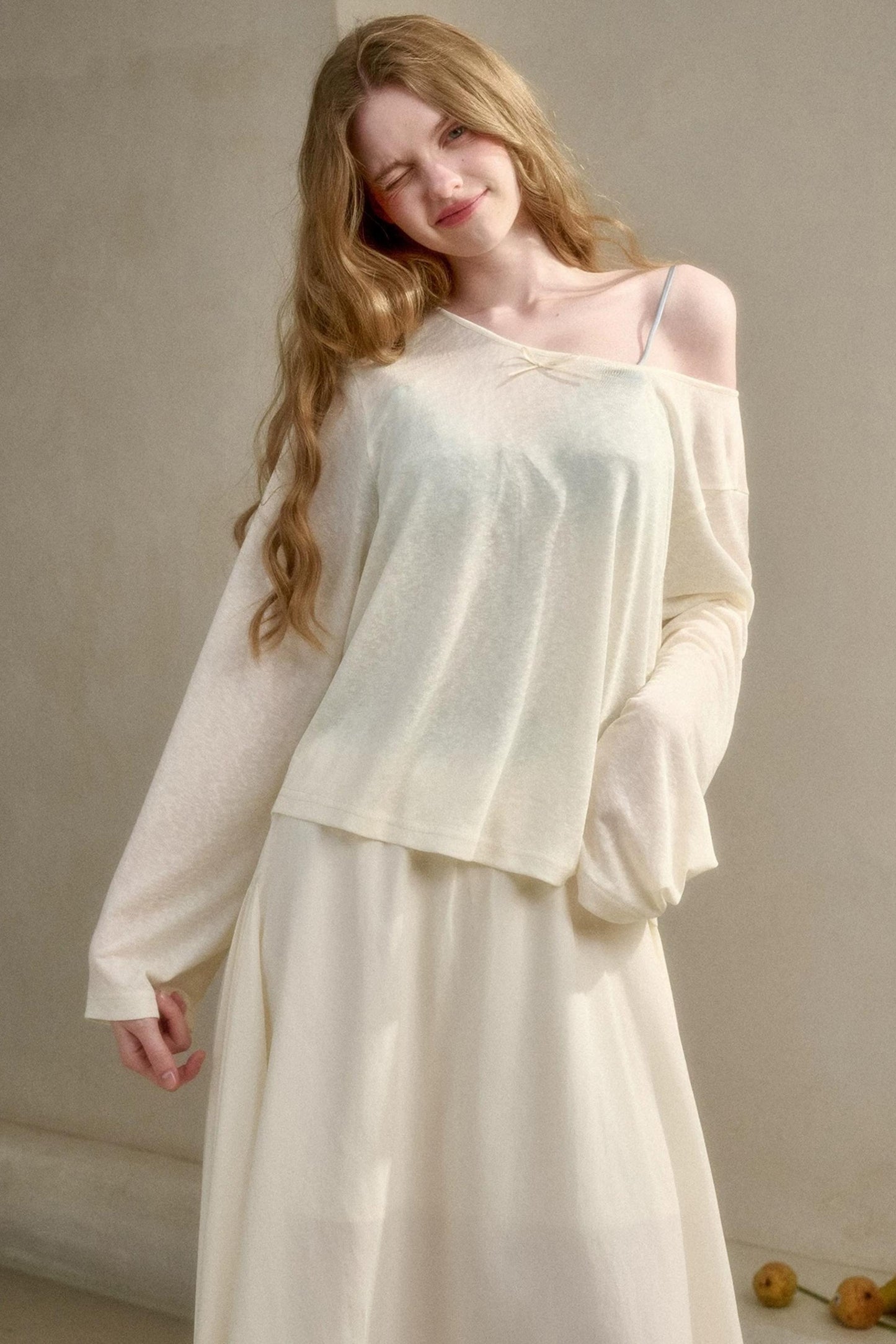 Natural Lyocell Cloud Blouse