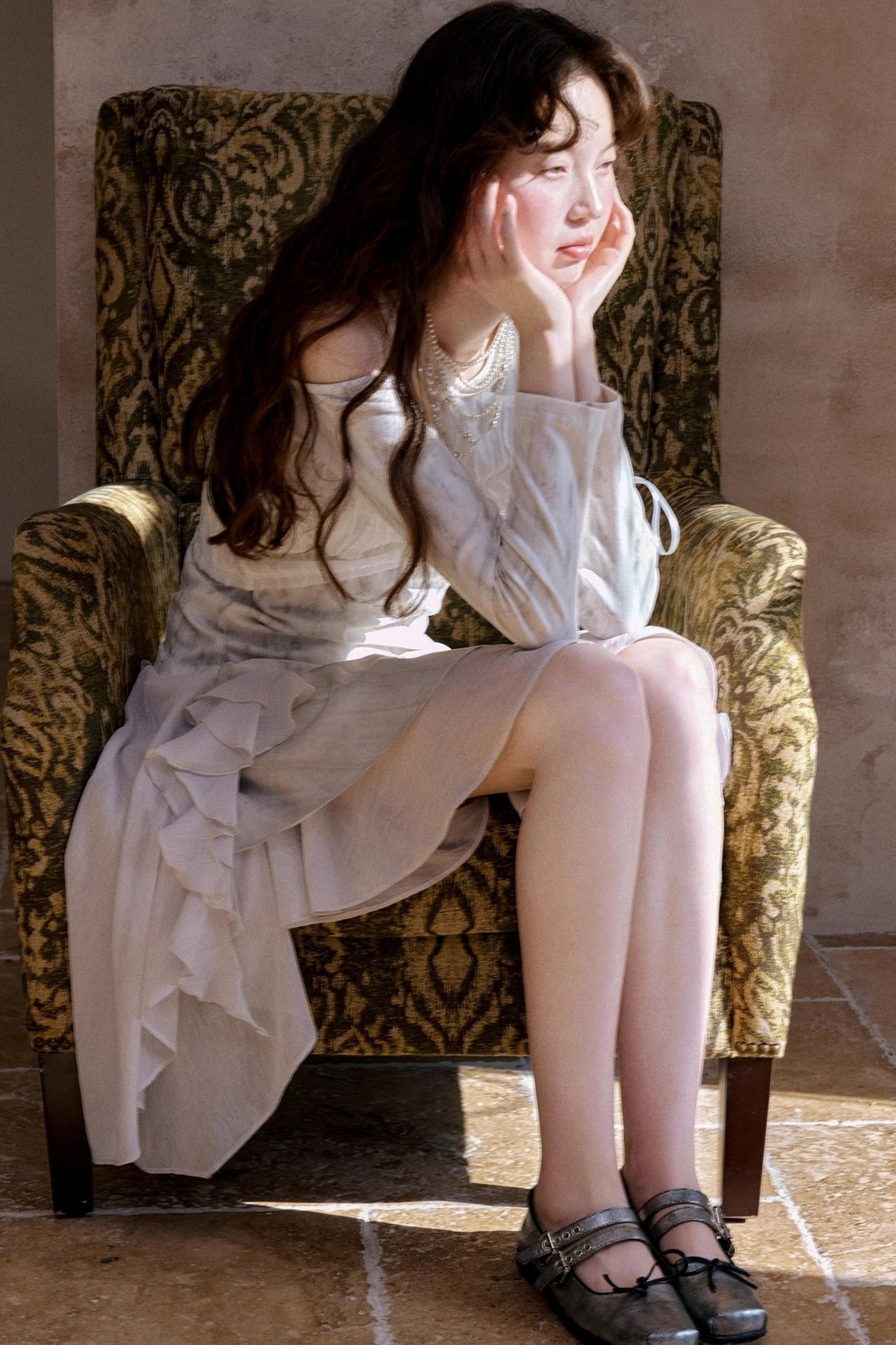 Korean Style Double-Hem Skirt