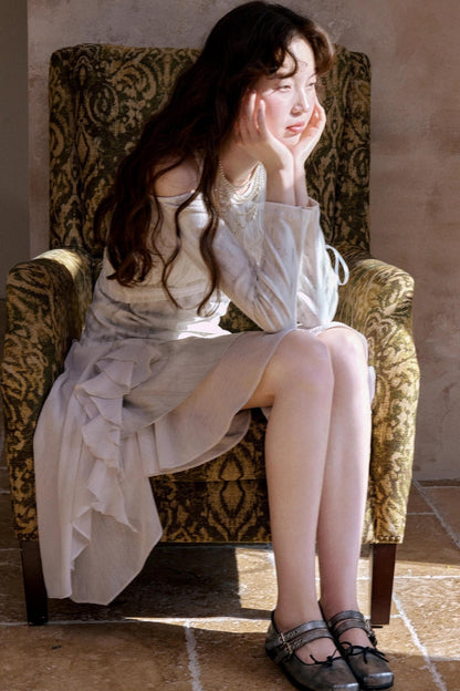 Korean Style Double-Hem Skirt