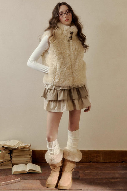 Sweet Berry Reversible Vest Jacket