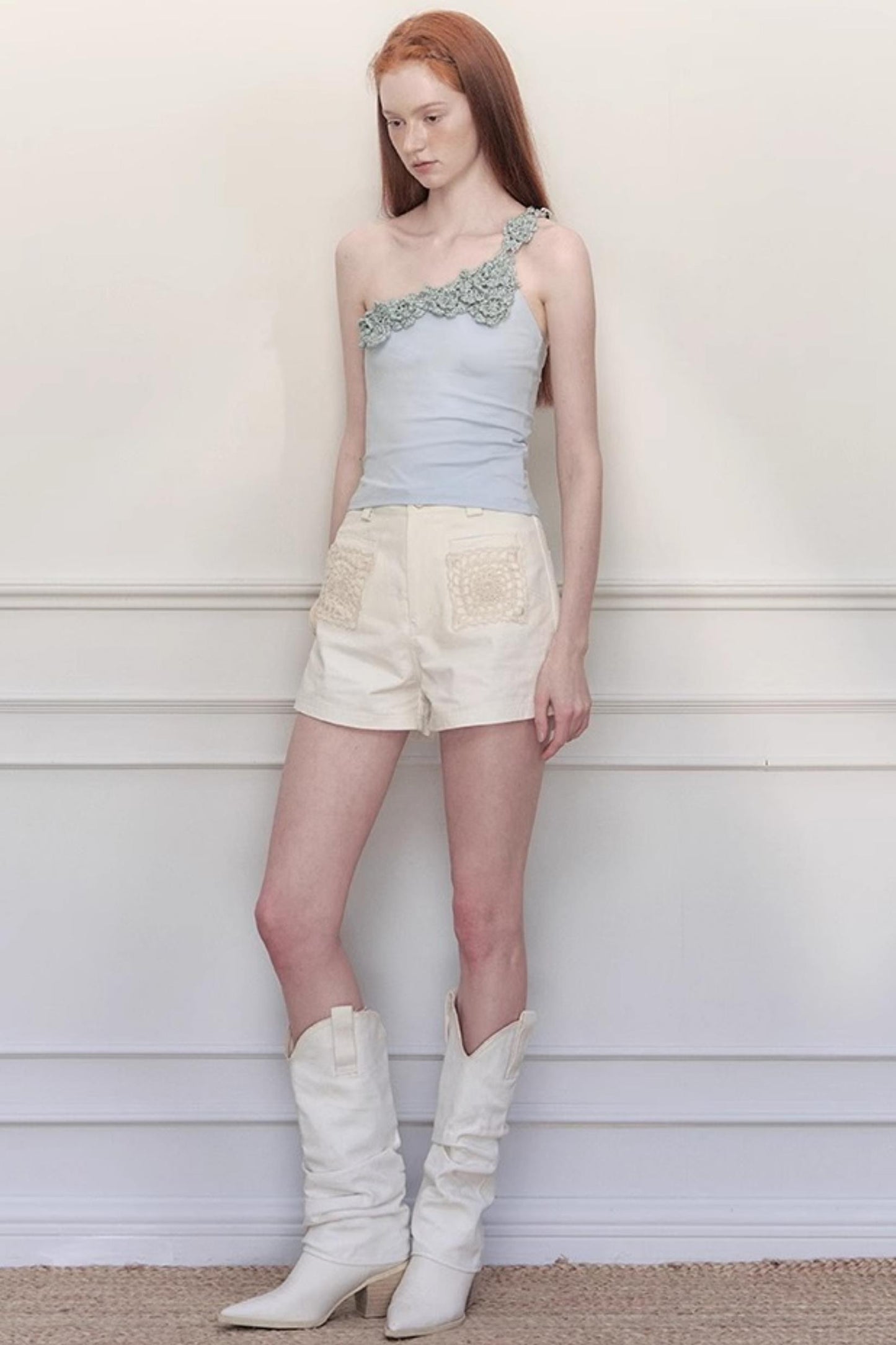 Bamboo Ribbon Summer Bustier Top