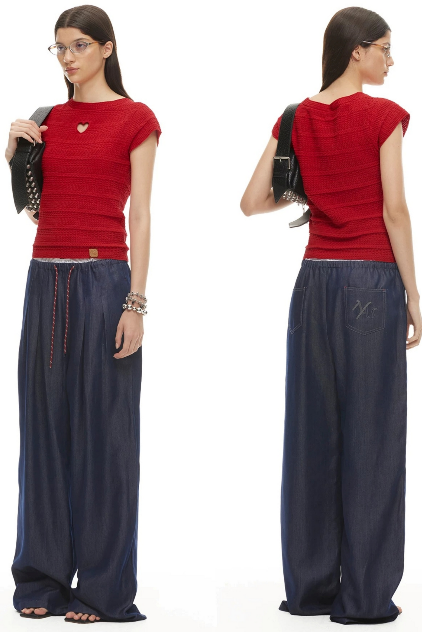 Heartbeat Linen Flutter Sleeve Top
