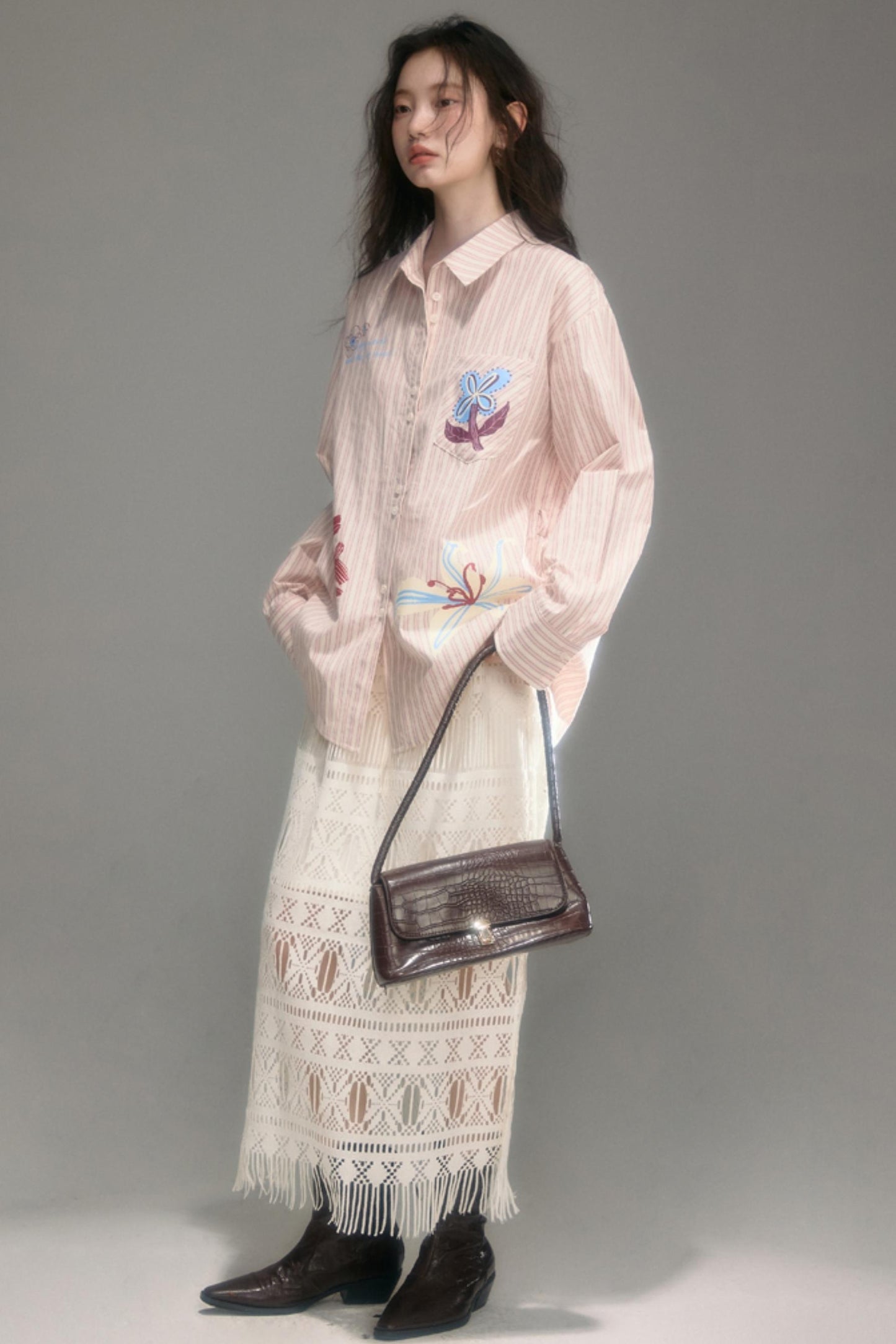 Flying Lily Striped Shirt