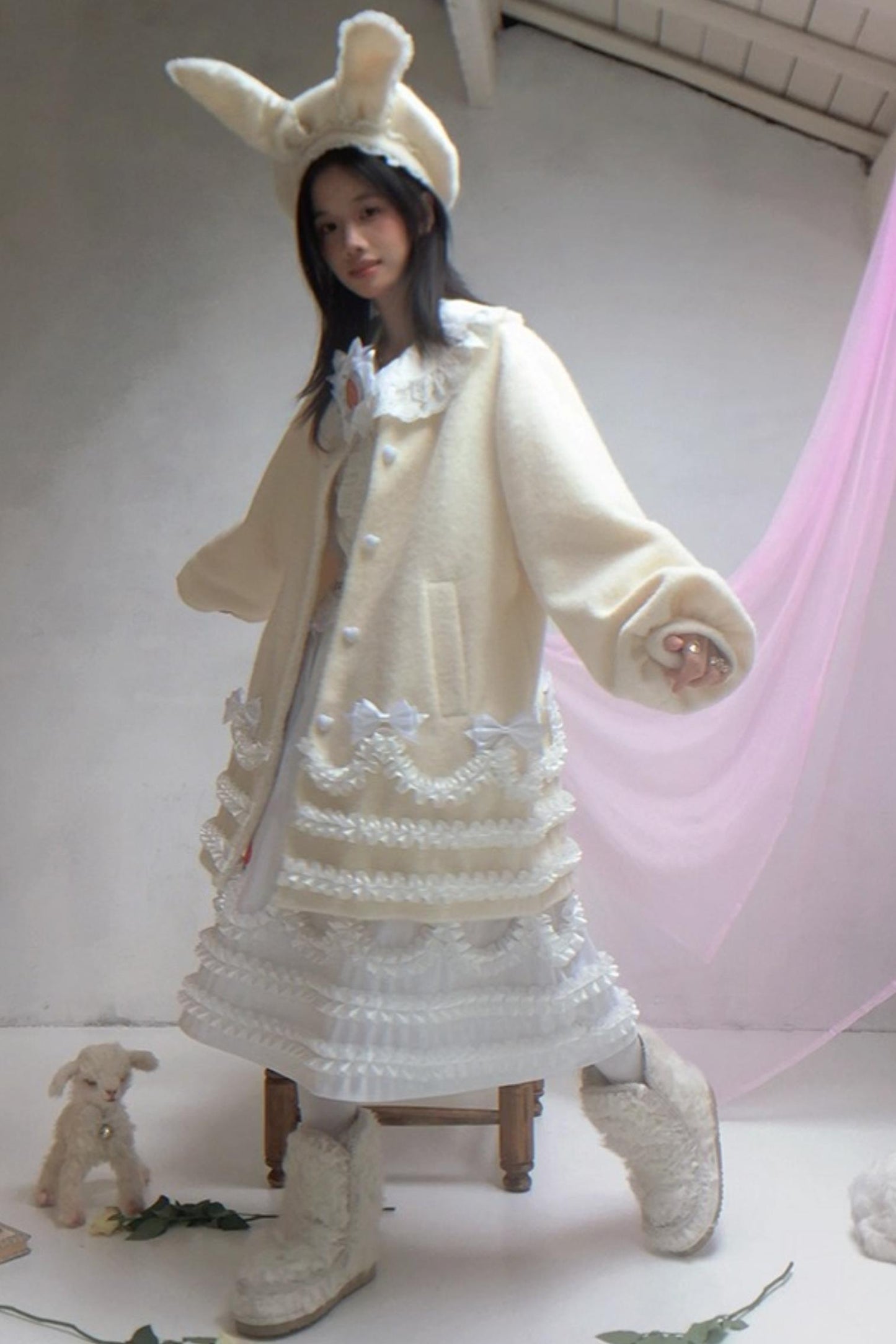 Happy Birthday Woolen Coat