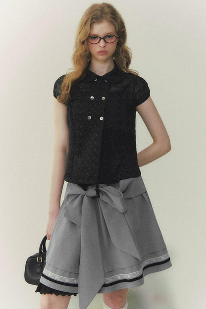 Ivory Doll Collar Blouse