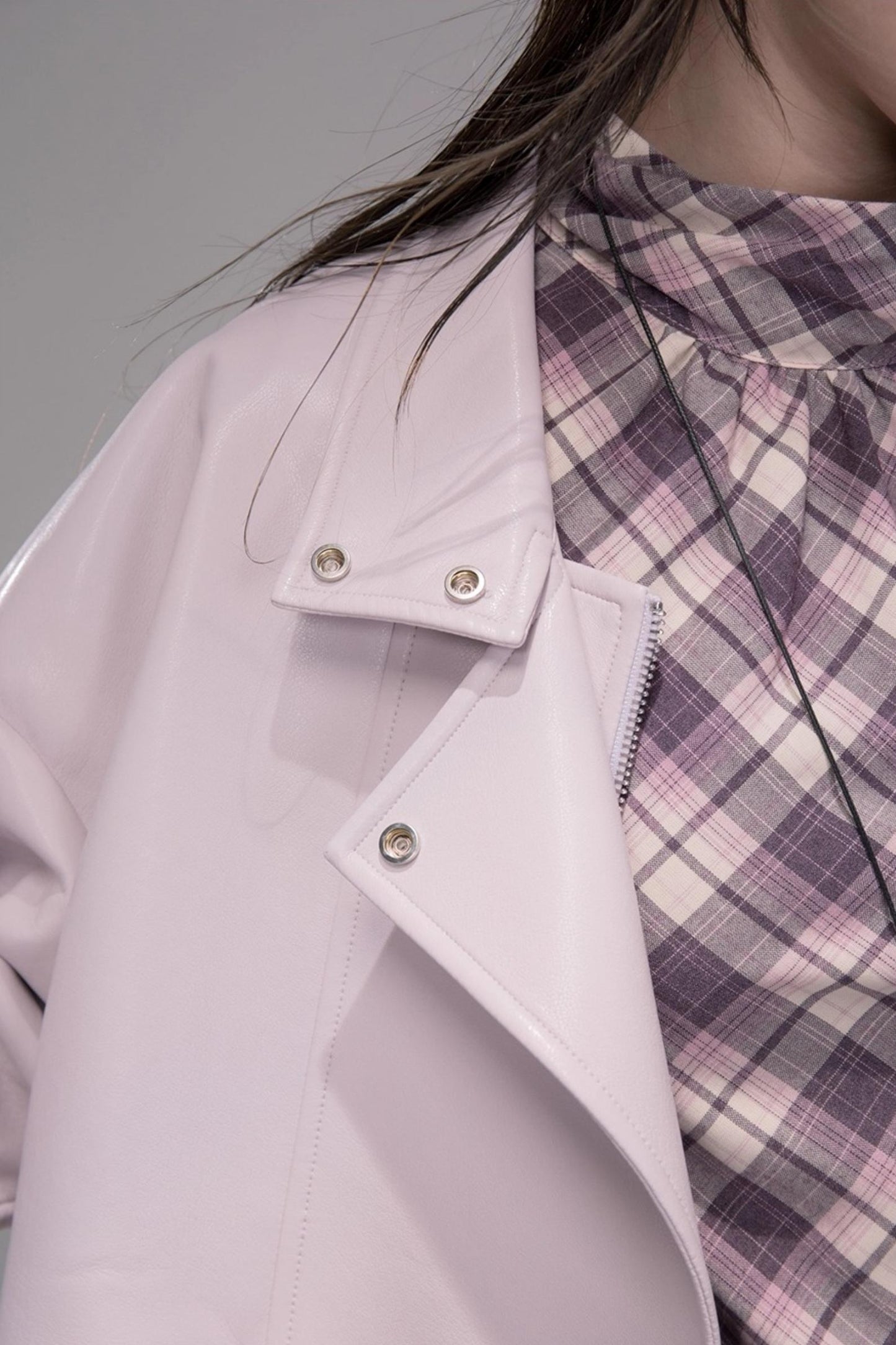 Rio Mist Purple Leather Jacket