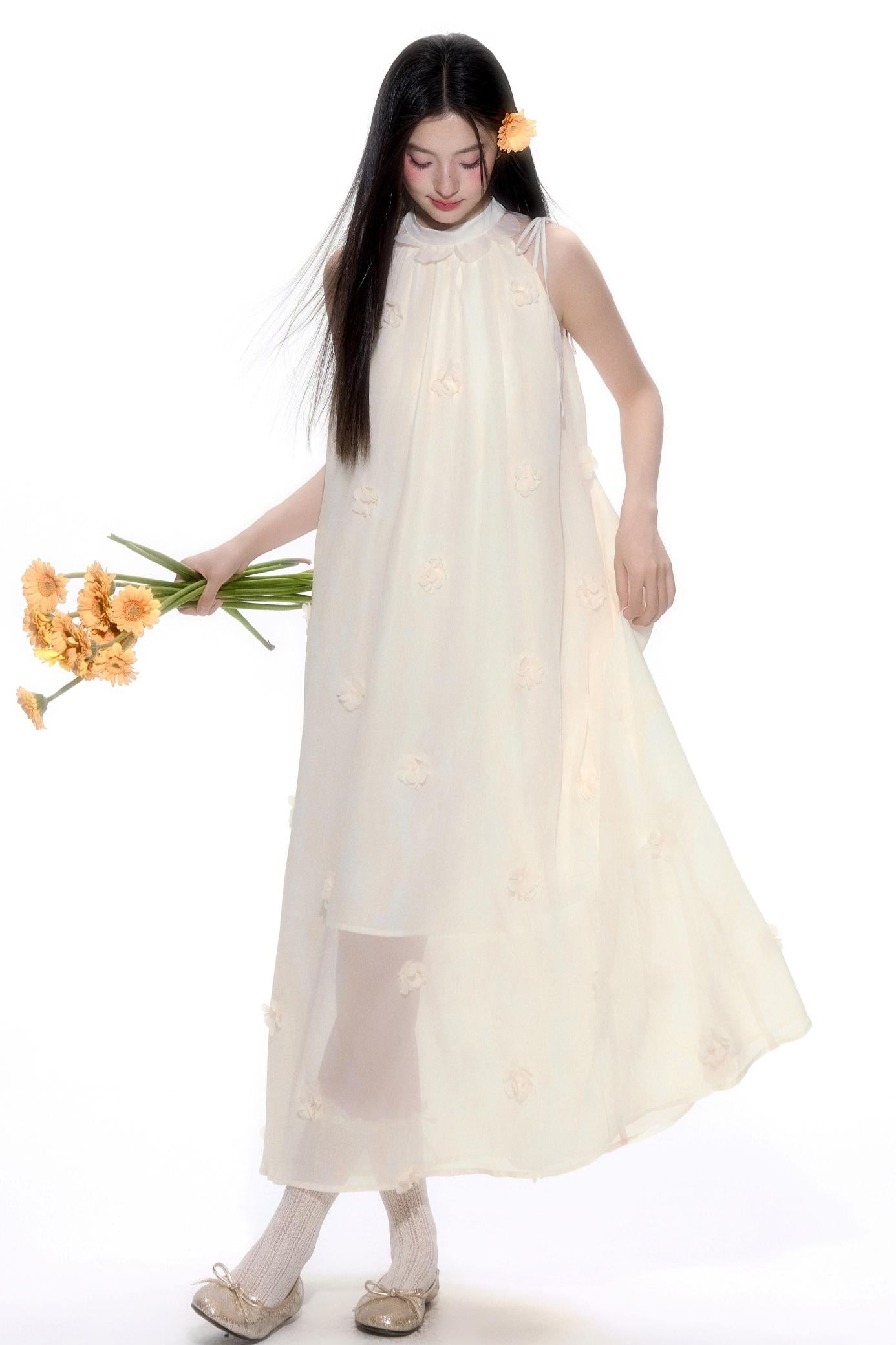 Floral Fairy Chiffon Dress