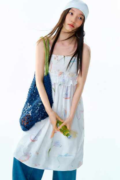 Chic Sea Bustier Skirt