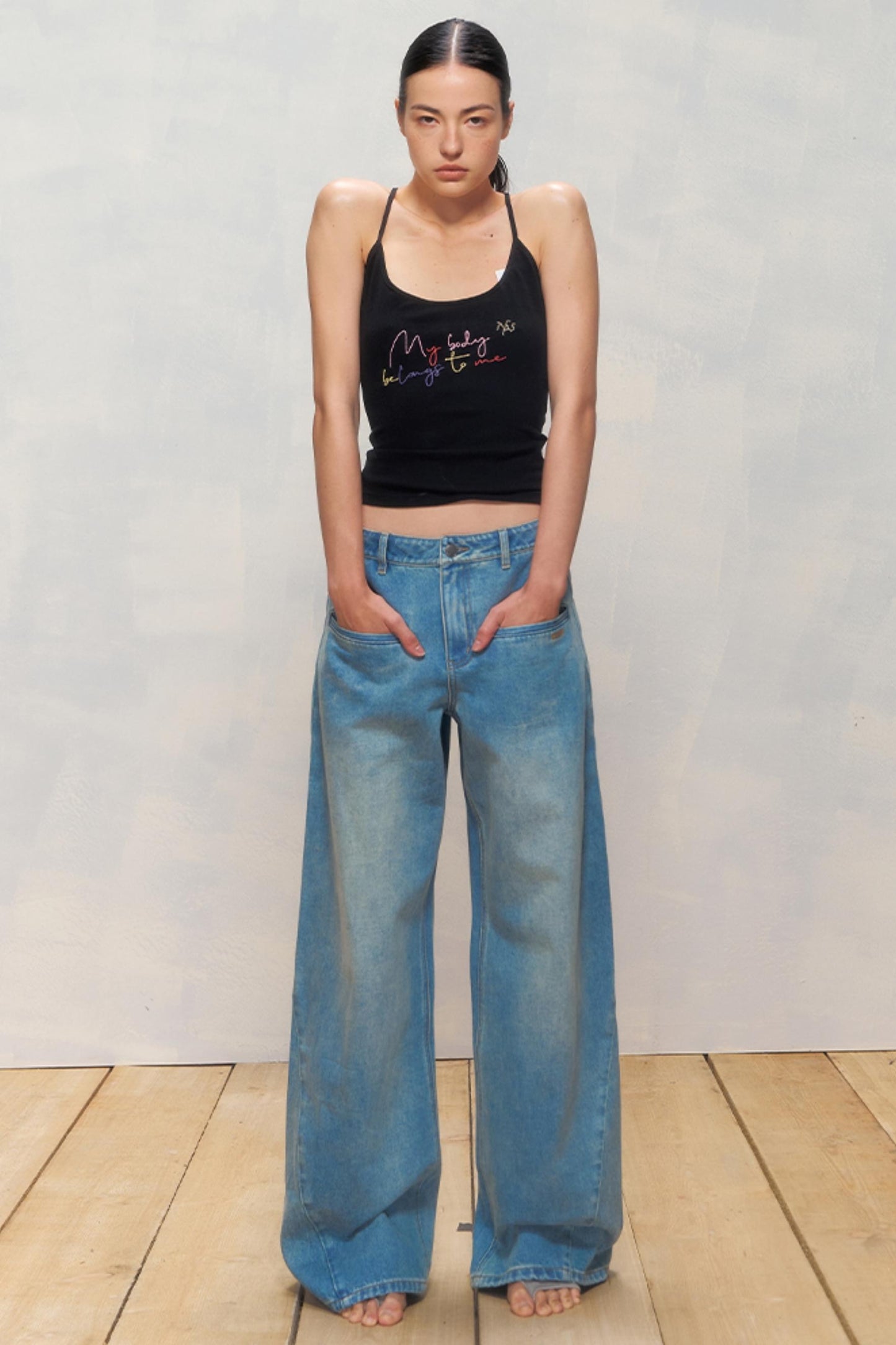 Summer Breeze Denim Trousers