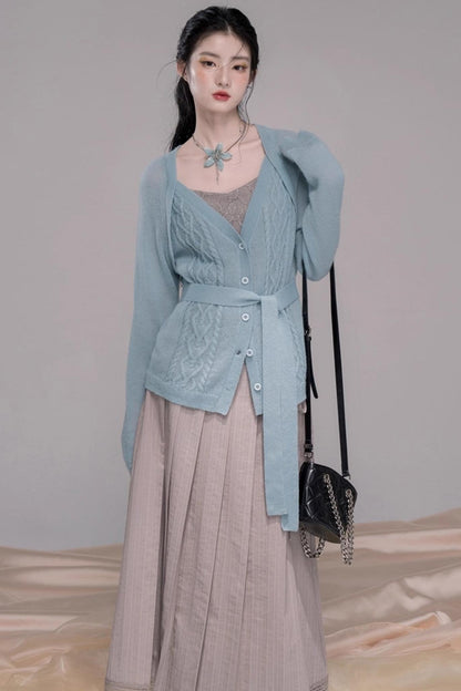 Wavy Diamond Cardigan