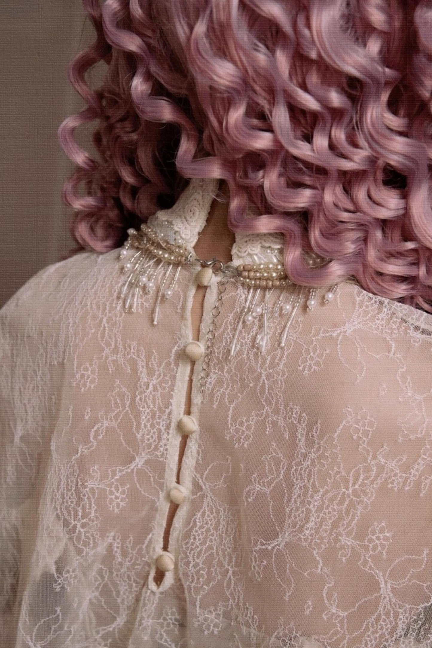 Eros Vintage Lace Cape