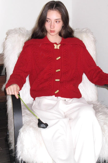 Fleece Mist Elastic Waist Knit Pants