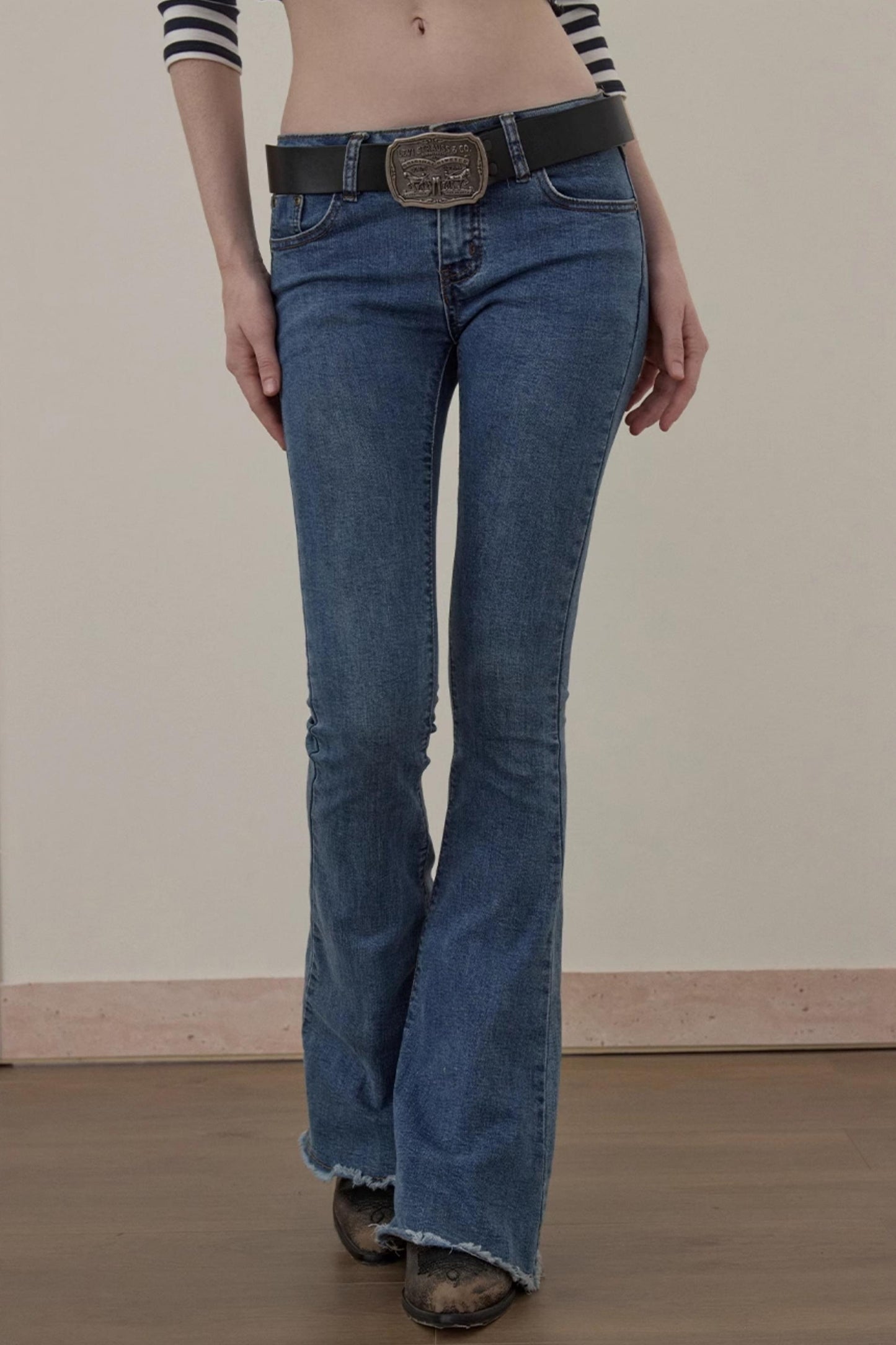 Wuha Pre-Fall Retro Bootcut Jeans