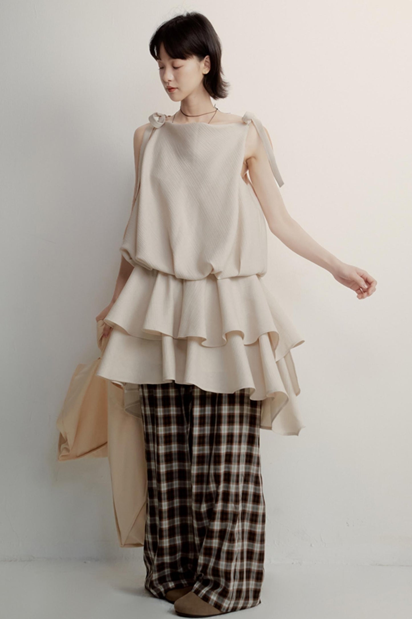 Tramp Geometric Slouchy Pants