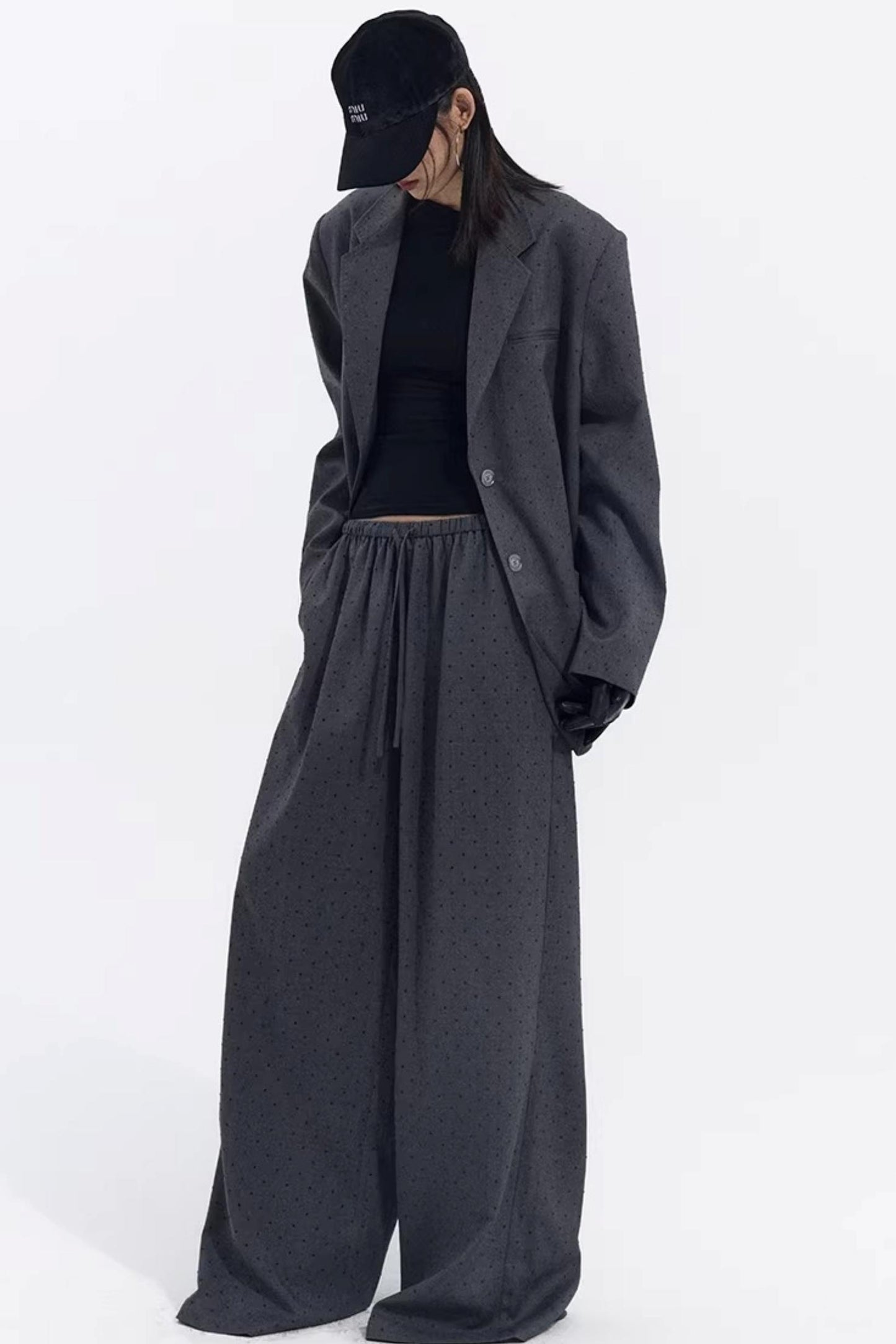 Retro Polka Dot Winter Jacket