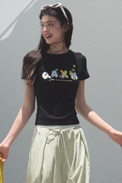 Skin-Friendly Crewneck T-Shirt