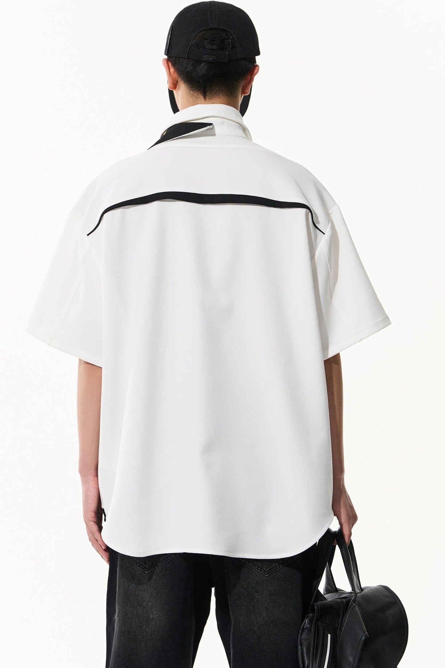 Colorblock Patchwork Shirt