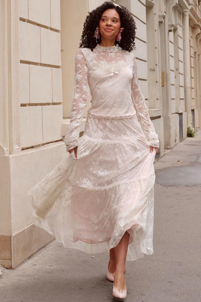 Lace Base Layer Top Skirt Set-Up