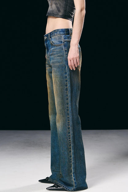 Distressed Denim Jeans