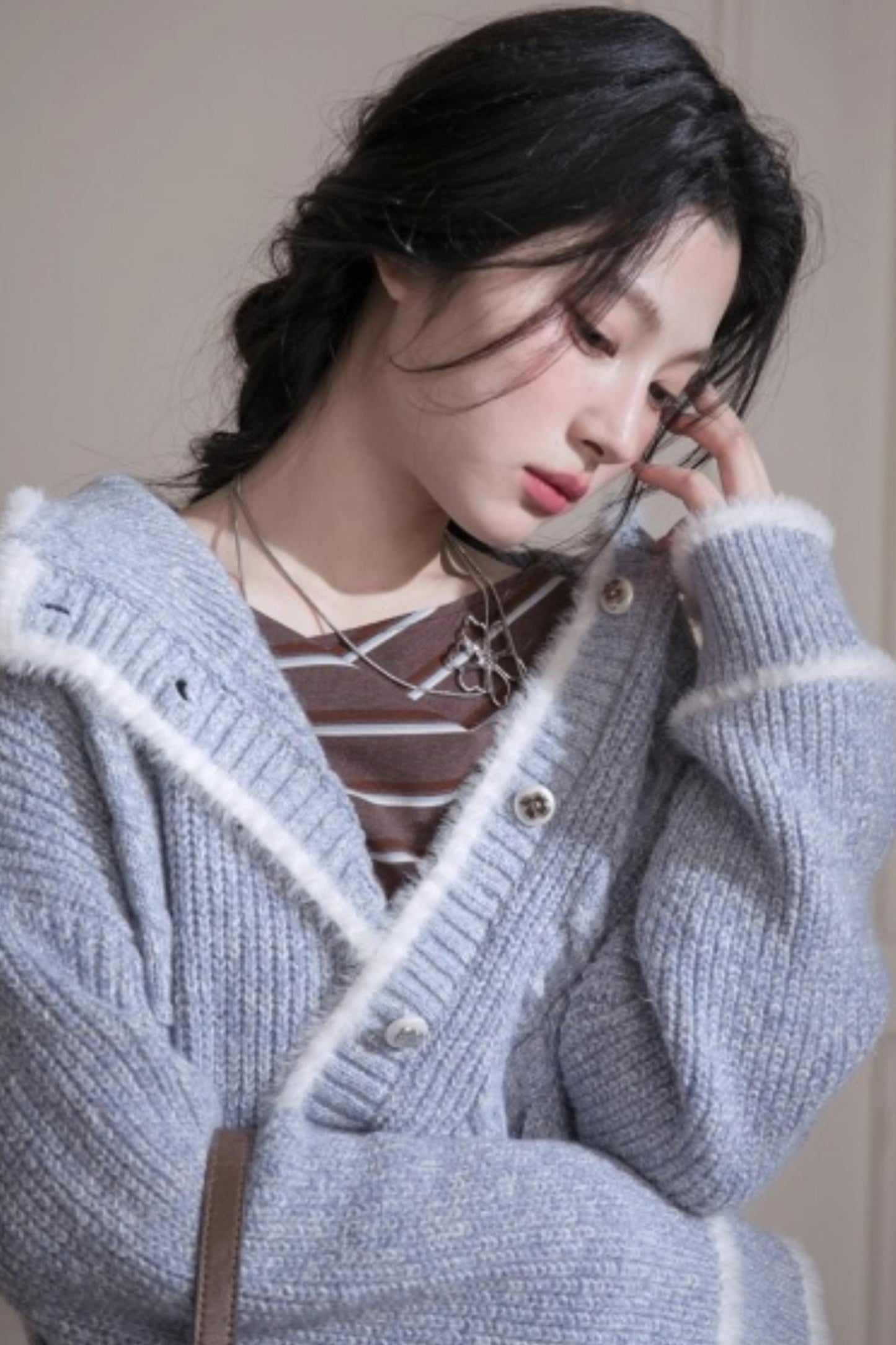 Blue Island Floral Wool Suit Set-up