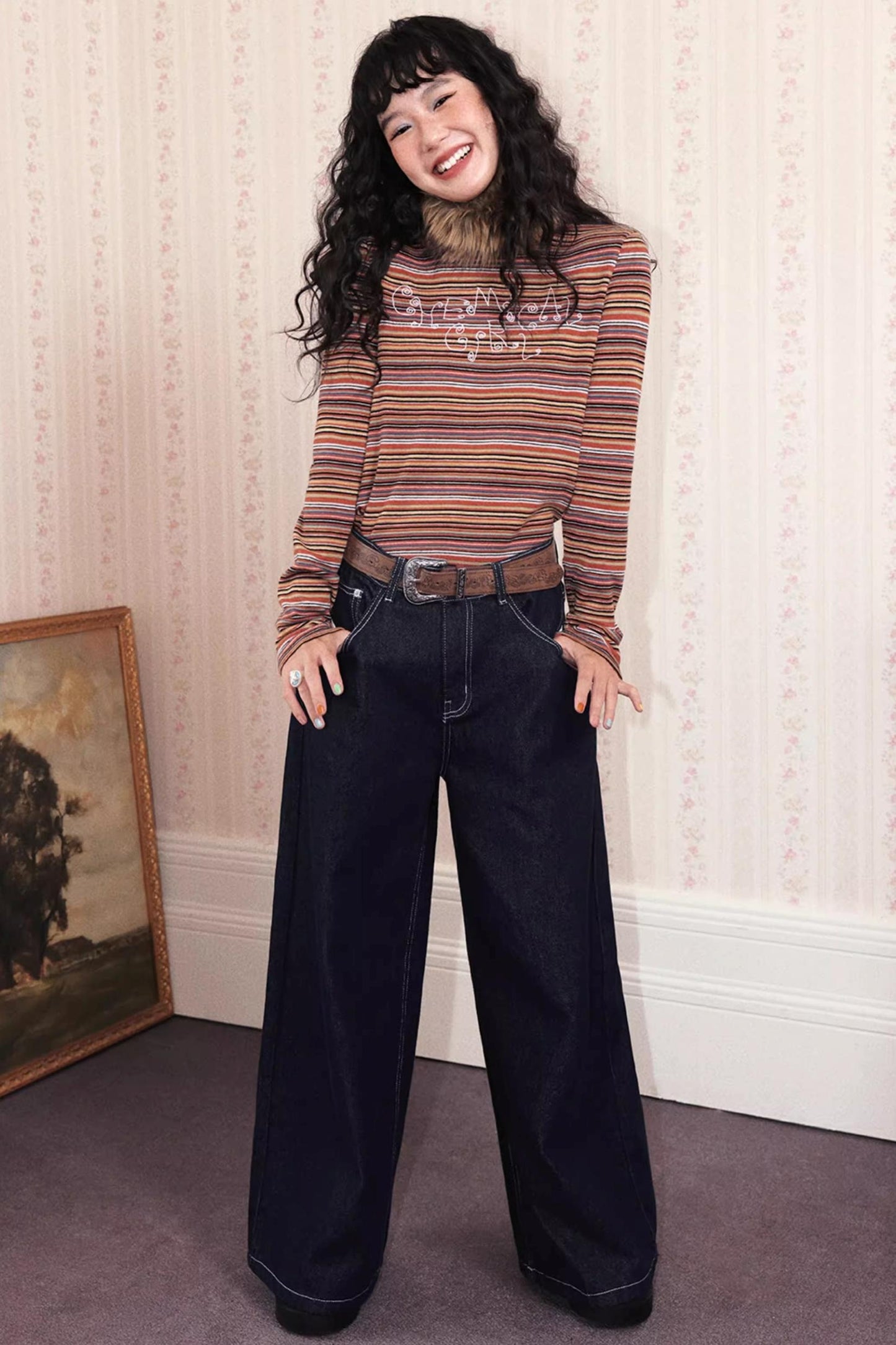 Original Vintage Wide Denim Pants