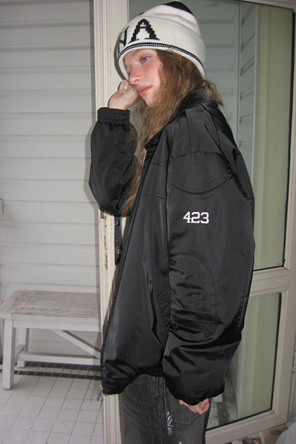 Uena Black Cotton Jacket