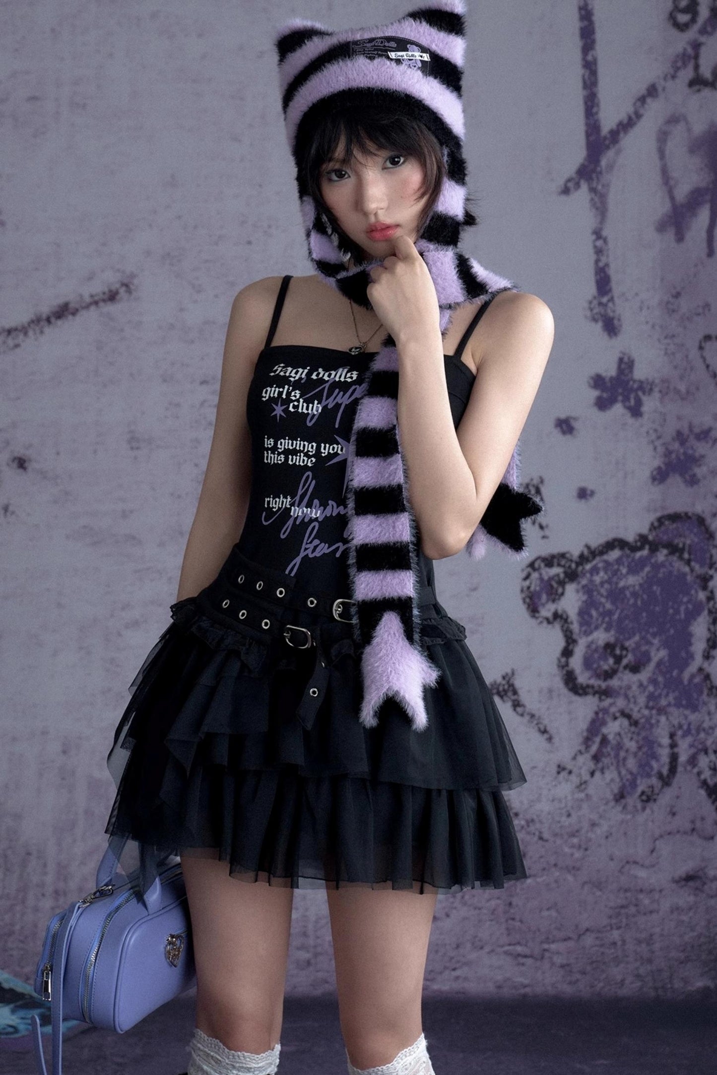 Black Graffiti Dress