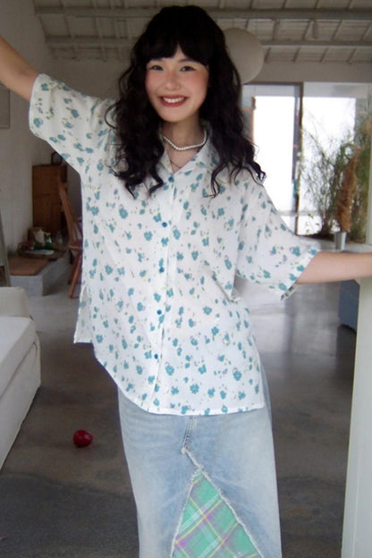 Summer Blue Blouse