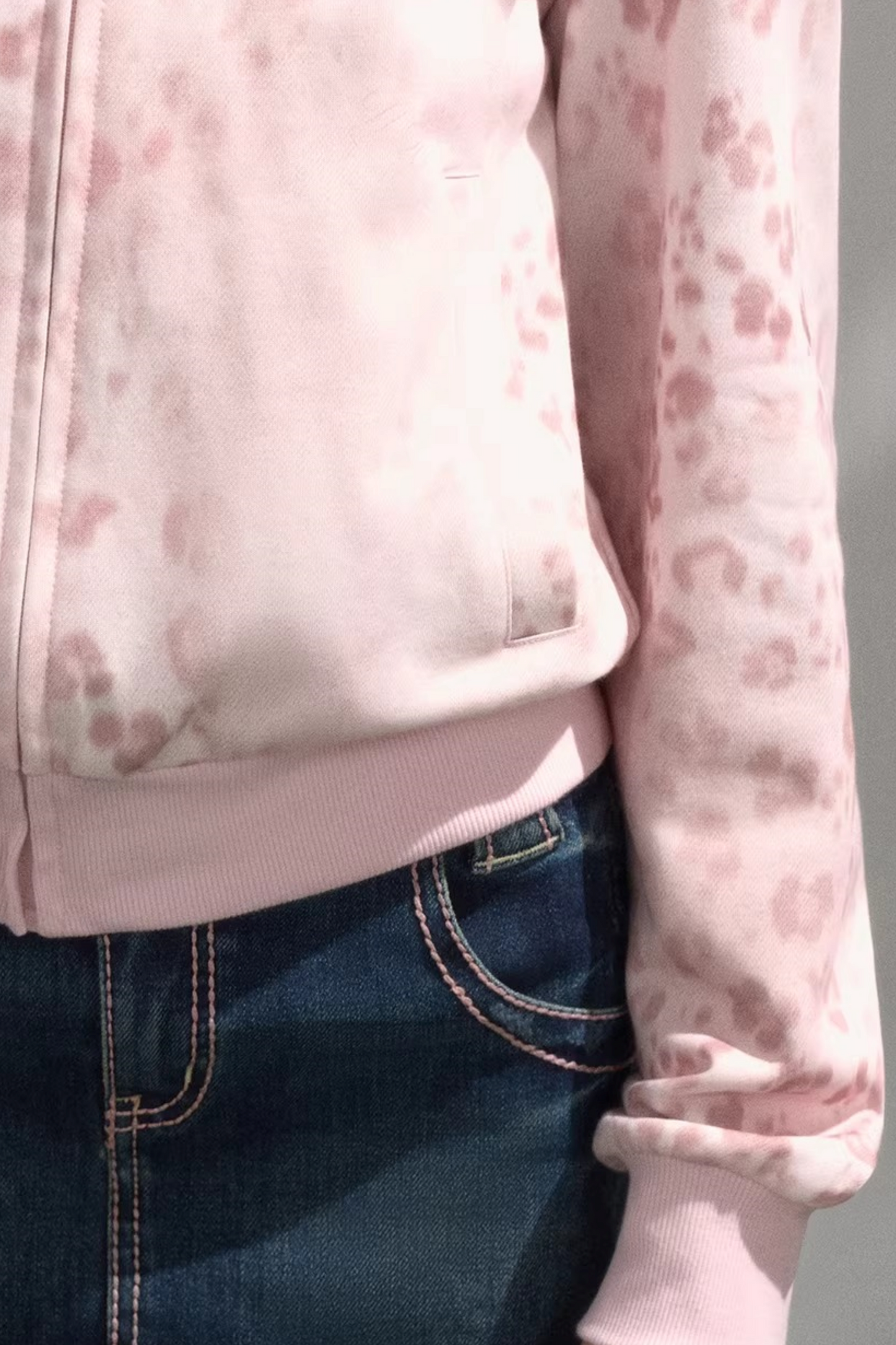 Sweet Printed Hooded Jacket