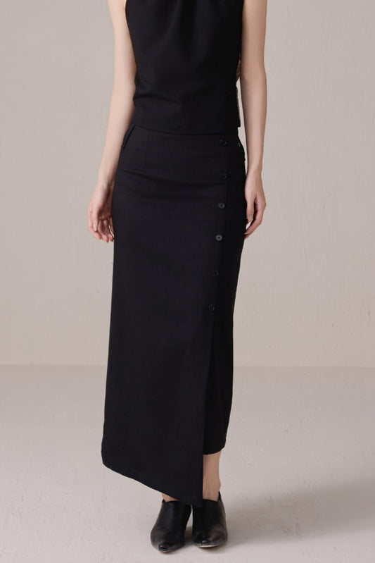 Black High-Waist Skirt