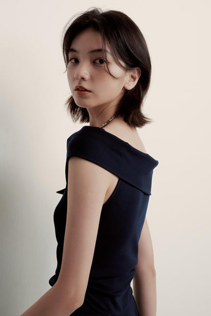 Midnight Patchwork Dress