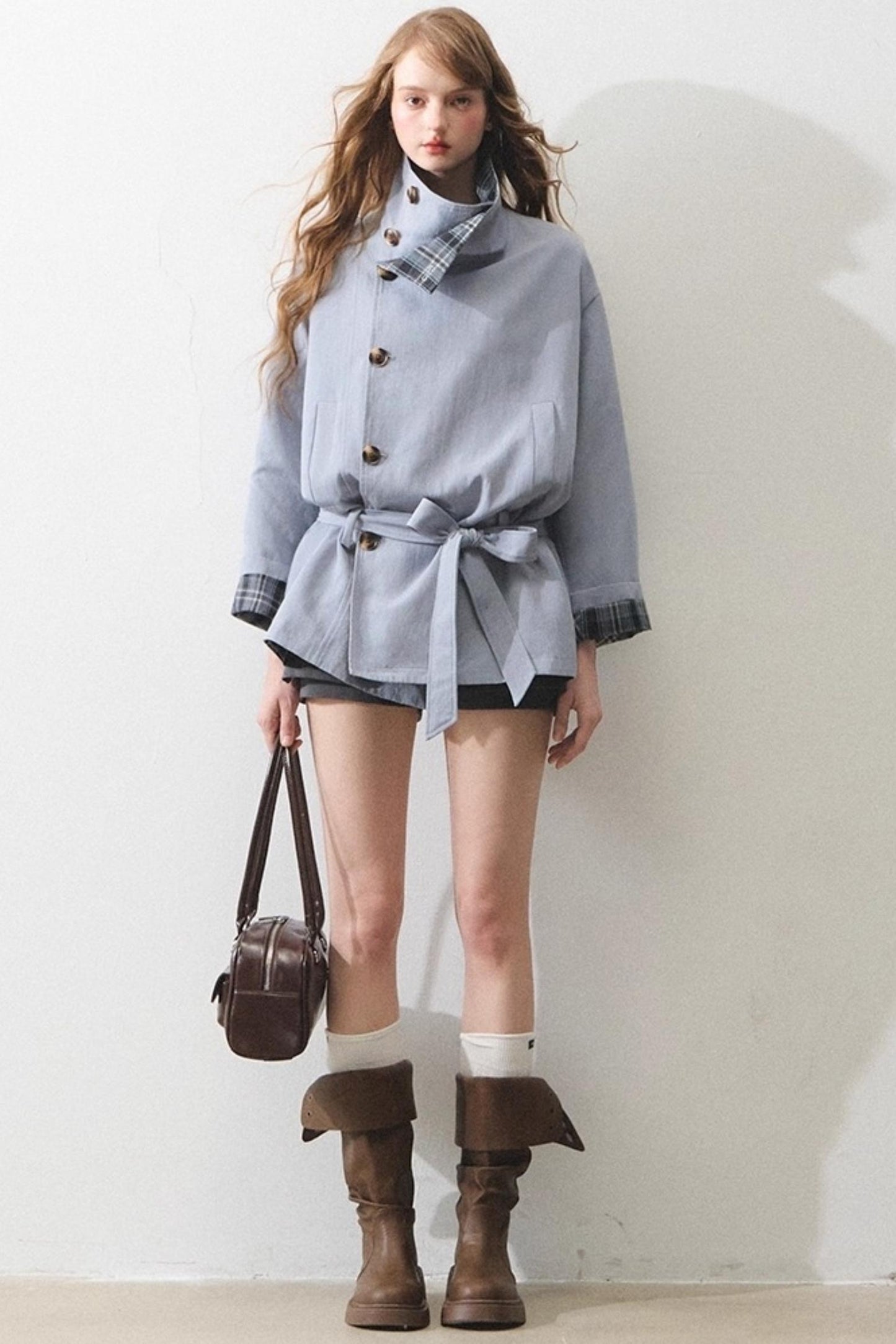 Vintage Loose Tunic Trench Coat