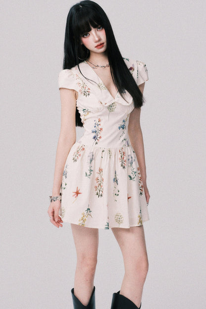 Floral French Doll Dress