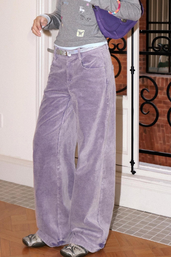 Micro-Elastic Corduroy Pants