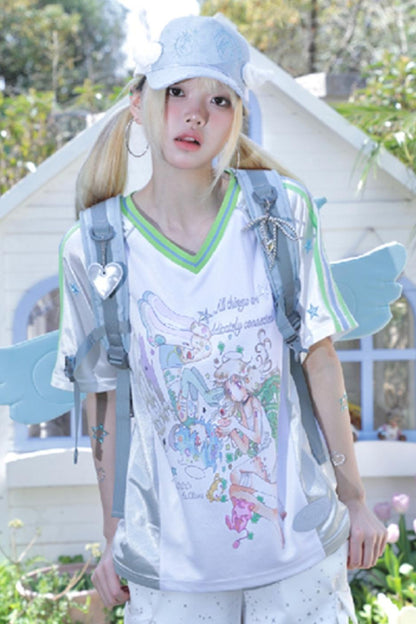 Dreamcore Frog Jersey T-Shirt