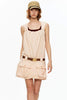 Kleid in Pink und Orange