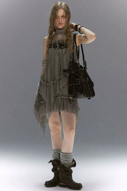 Lace Armor Embroidered Dress