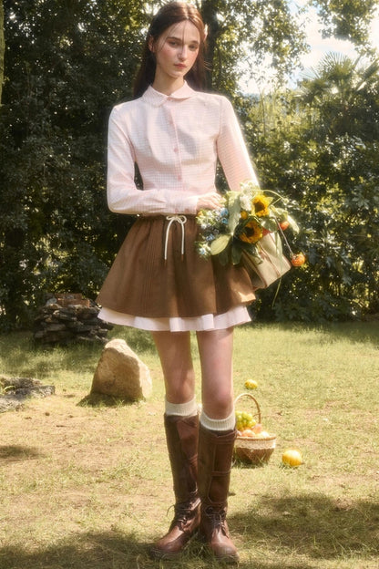 Organic Cotton Layered Skirt