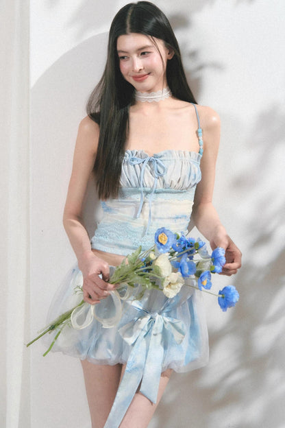 Sea Salt Jasmine Bustier Skirt