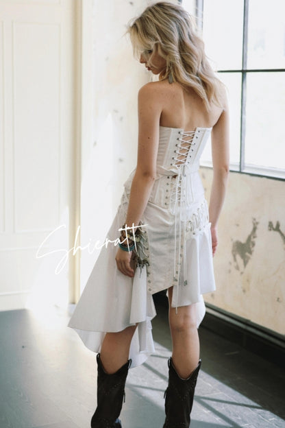 Strappy Flare Skirt Set