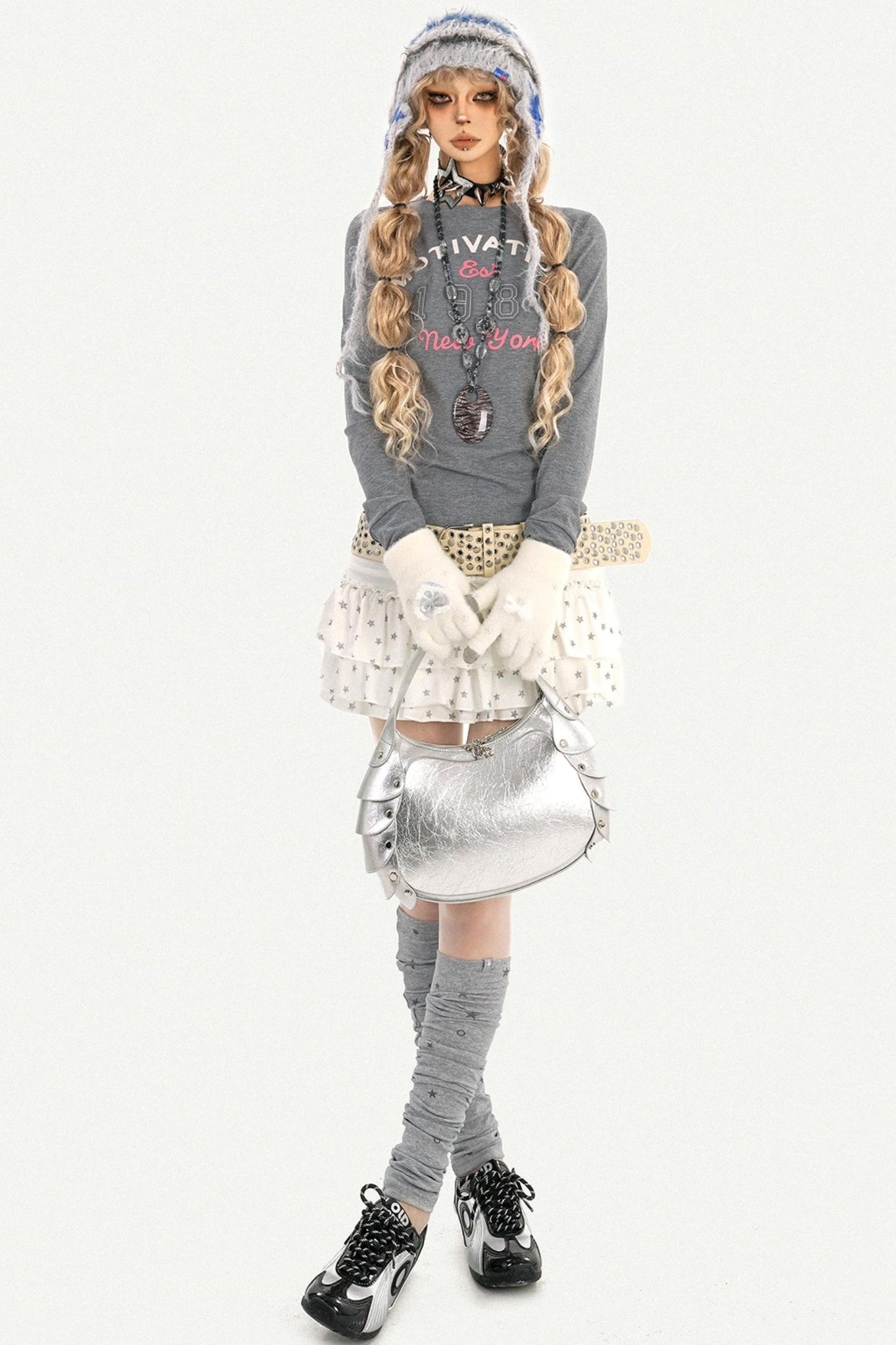 Subculture Pleated Cake Skirt