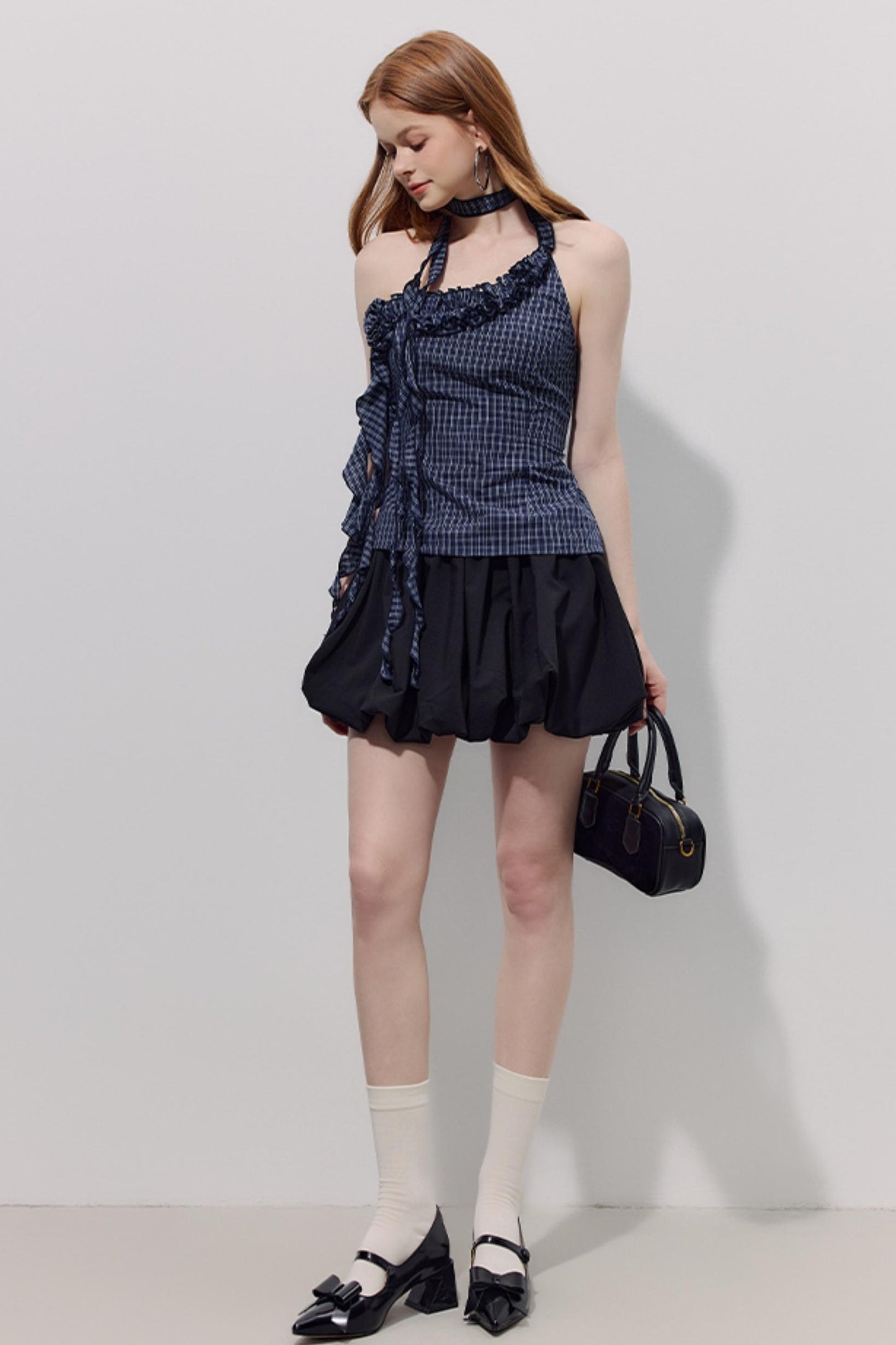 Smocked Peplum Camisole