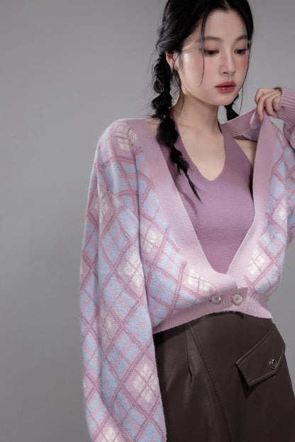 Rich and Crafty Brown Slit Leather Skirt